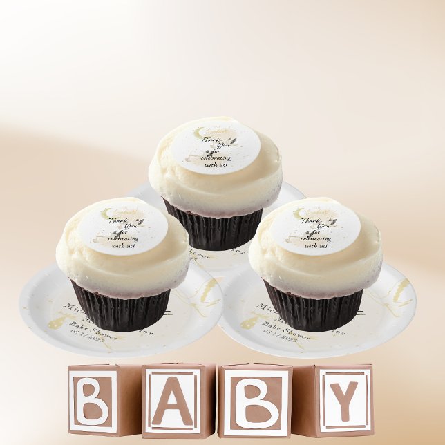Oh Babies! Neutral Twin Storks  Paper Plate (Creator Uploaded)