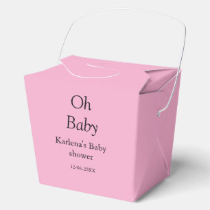 Oh baby add name baby shower date simple minimal t favour box