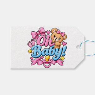 Oh Baby! Baby Shower Celebration Design Gift Tags