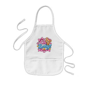 Oh Baby! Baby Shower Celebration Design Kids Apron