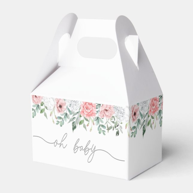 OH BABY, BABY SHOWER PARTY SUPPLIES NAPKINS PAPER  FAVOUR BOX (Front Side)