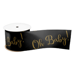 Oh Baby Baby Shower Satin Ribbon