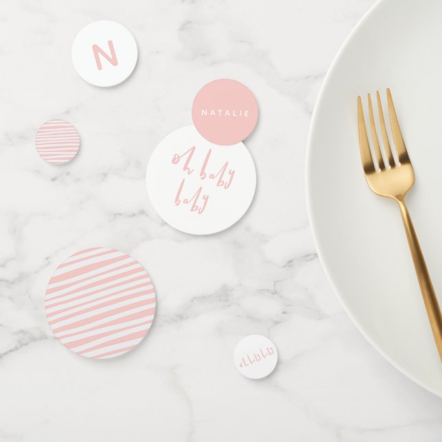 Oh baby baby twin baby shower confetti (Group)