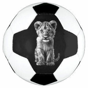 Oh Baby Big Cat Cub Grey Football