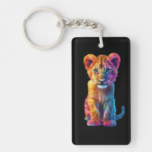 Oh Baby Big Cat Cub  Key Ring