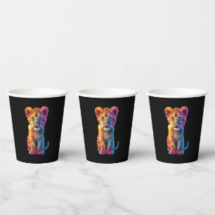 Oh Baby Big Cat Cub  Paper Cups