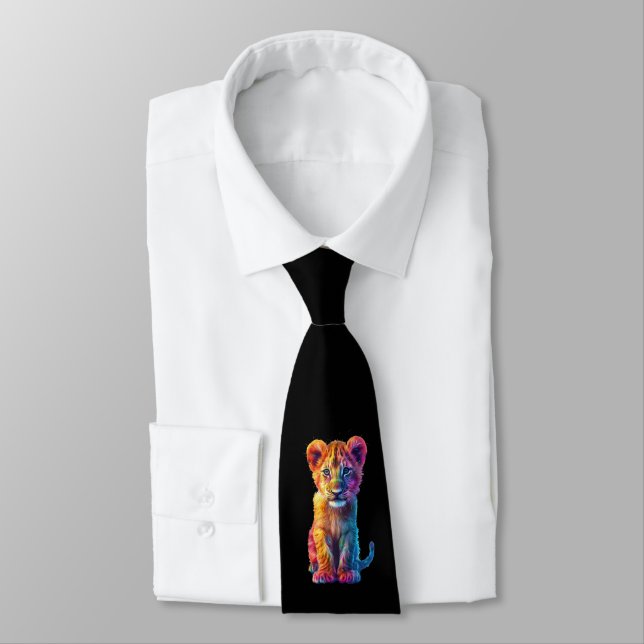 Oh Baby Big Cat Cub  Tie (Tied)