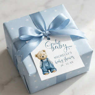 Oh Baby Blue Jean Baby Denim Baby Shower Favour Tags