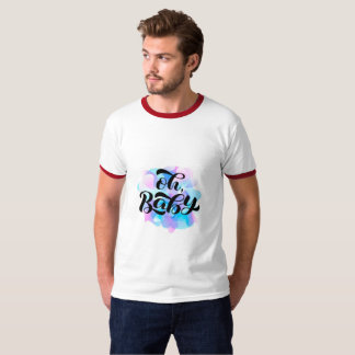 Oh Baby Brush Lettering Illustration T-Shirt