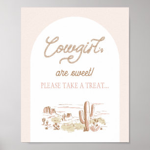 Oh Baby Cowgirl Shower Rope Favour Poster