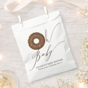 Oh Baby Doughnut Baby Shower Favour Bags