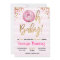 Oh Baby Doughnut Girl baby Shower Sprinkle Invitat