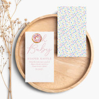 Oh Baby Doughnut Sprinkle Baby Shower Diaper Raffl