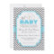 Oh Baby Elephant - Blue & Grey Baby Shower Invite