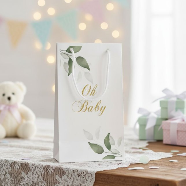 Oh Baby gift bag - Botanical baby bag (Creator Uploaded)