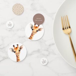 Oh Baby Giraffe Baby Shower  Confetti