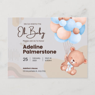 oh baby, invitation baby shower