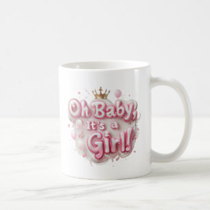 "Oh Baby, It’s a Girl!" Magic Reveal Mug – Spink