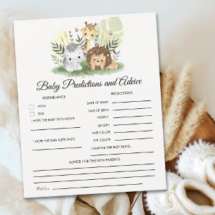 Oh Baby, Jungle Animals Baby Shower