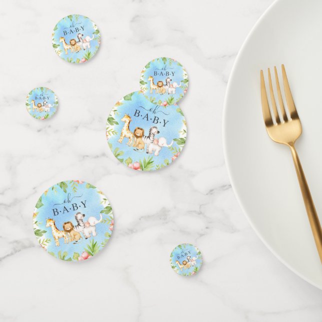 Oh Baby Jungle Baby Shower  Confetti (Group)