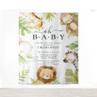 Oh Baby Jungle Baby Shower  Invitation