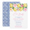 Oh Baby Lemons Blue White Tiles Girl Baby Shower