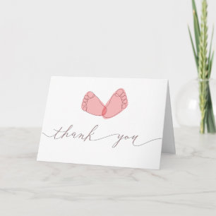 Oh baby! Midwife/nurse/doctor thank you card