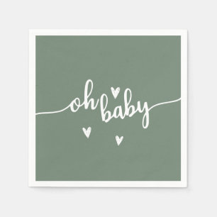 Oh baby  napkin