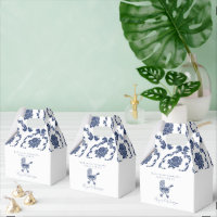 Oh Baby Navy Damask Pram Baby Shower