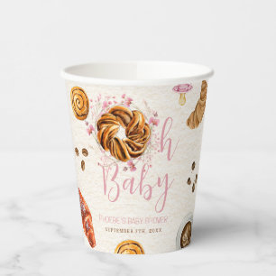 Oh Baby Pastries & Pacifiers Girl Baby Shower Paper Cups
