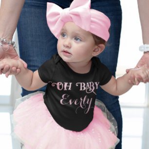 Oh Baby Personalised Pink Girly Girl Toddler T-Shirt