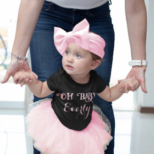 Oh Baby Personalised Pink Girly Girl Toddler T-Shirt