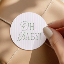 Oh Baby Pink Preppy Girl Baby Shower