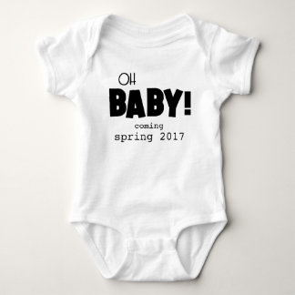 Oh Baby Pregnancy Announcement | Baby Bodysuit