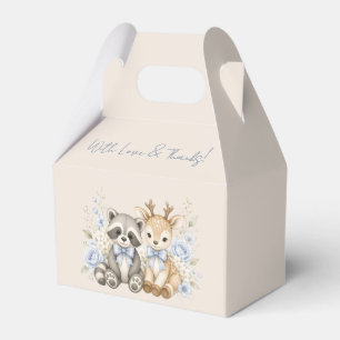 Oh Baby Racoon and Deer Baby Shower Favour Box