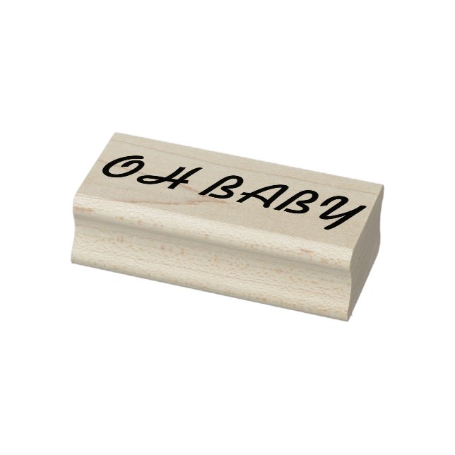 Oh baby rubber stamp, oh baby stamp, cardmaking stamp (Stamp)