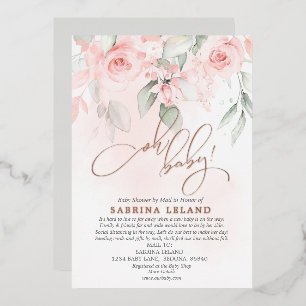 Oh Baby! Shower by Mail Vintage Blush Pink Roses