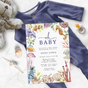 Oh Baby Shower Invitation