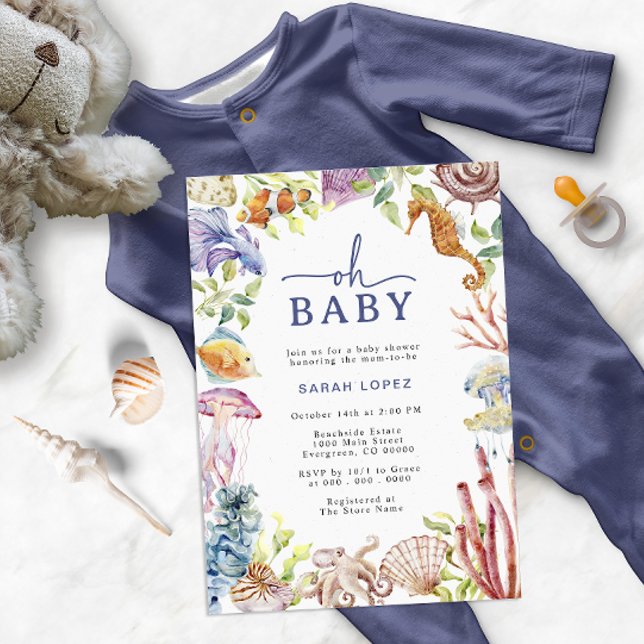 Oh Baby Shower Invitation (Creator Uploaded)