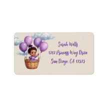 Oh Baby Shower Purple