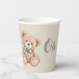 Oh Baby! Teddy Bear Baby Shower Paper Cups