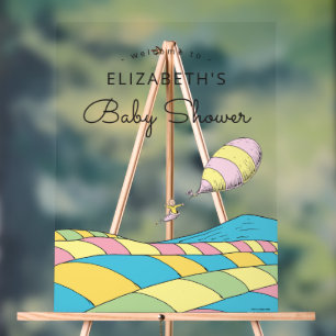 Oh, Baby, the Places You'll Go Baby Shower Acrylic Sign