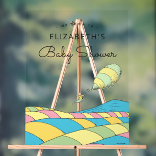 Oh, Baby, the Places You'll Go Baby Shower Acrylic Sign