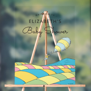 Oh, Baby, the Places You'll Go Baby Shower Acrylic Sign