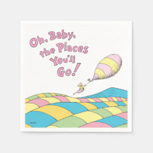 Oh, Baby, the Places You'll Go Baby Shower Napkins