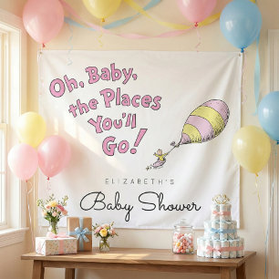 Oh, Baby, the Places You'll Go Baby Shower Tapestry