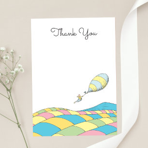 Oh, Baby, the Places You'll Go - Boy Thank You Invitation