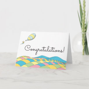 Oh, Baby, the Places You'll Go Congratulations Card