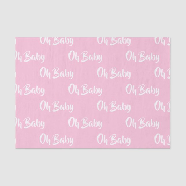Oh Baby Tissue Paper (Front)