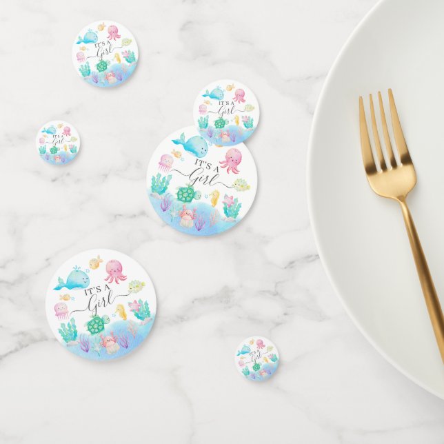 Oh Baby Under The Sea Baby Shower Confetti (Group)